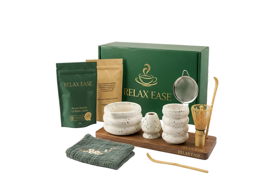 The RELAX EASE Master Barista Crafted Uji Matcha Kit